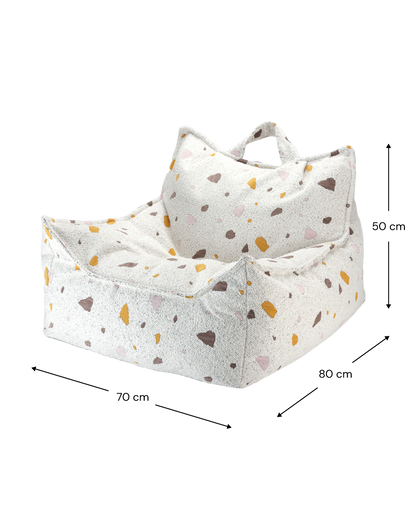 Wigiwama Säkkituoli, Terrazzo Marble