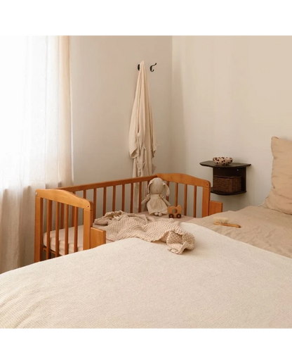 Waldin, Cradle 2-in-1 + Mattress, Walnut