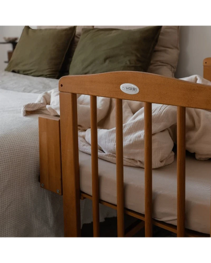 Waldin, Cradle 2-in-1 + Mattress, Walnut