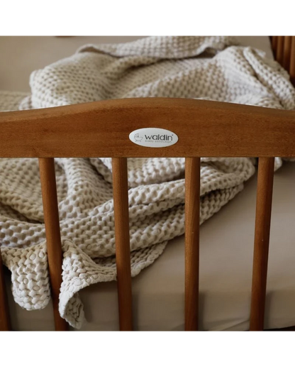 Waldin, Cradle 2-in-1 + Mattress, Walnut