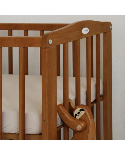 Waldin, Cradle 2-in-1 + Mattress, Walnut
