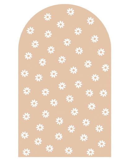 Pastelowe Love, Seinätarra Kaari, Beige Daisies