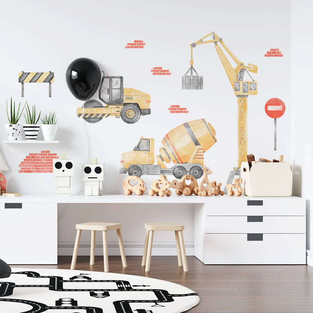 Pastel Love, Wall Sticker Set, Farm Animals 1