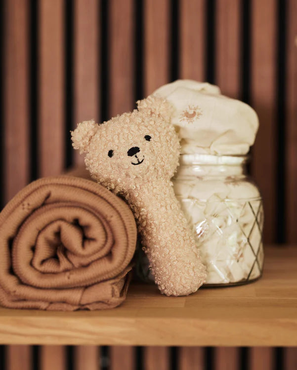 Jollein, Rattle, Teddy Bear, Natural