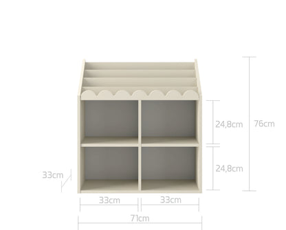 Book Nook, Montessori Bookshelf, Latte