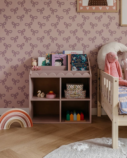 Book Nook, Montessori Kirjahylly, Vintage Rose