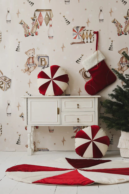 Moi Mili Carpet, Patchwork "Red Candy"