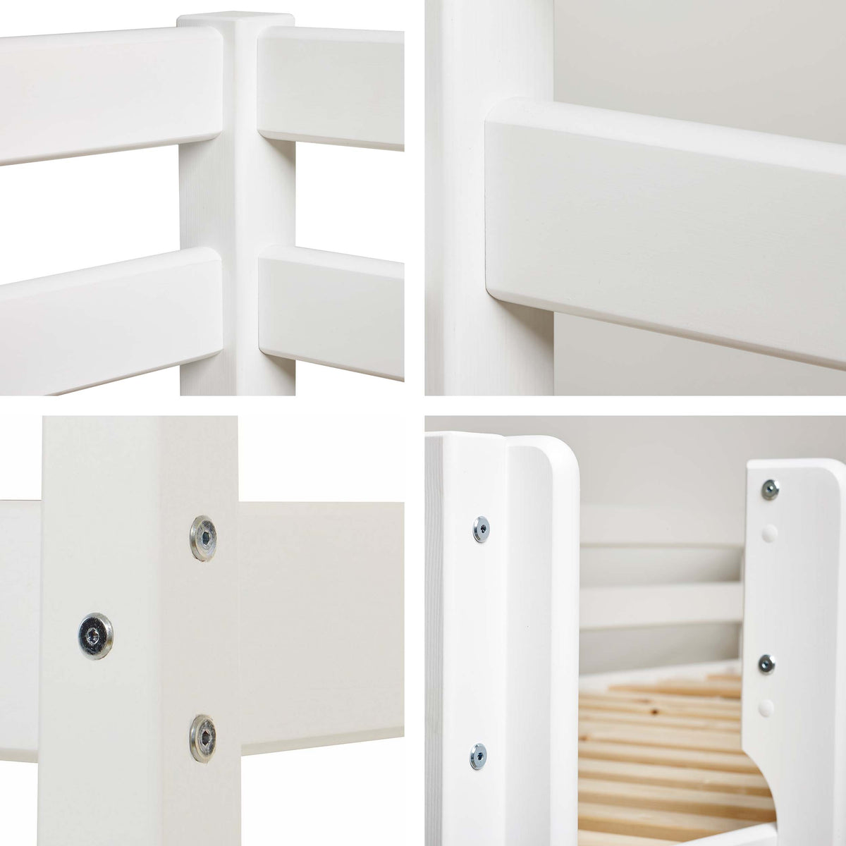 Hoppekids ECO Comfort, Kerrossänky 90x200 cm, White