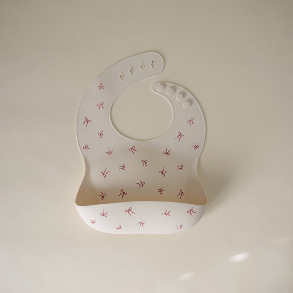 Mushie, Bib, Bows