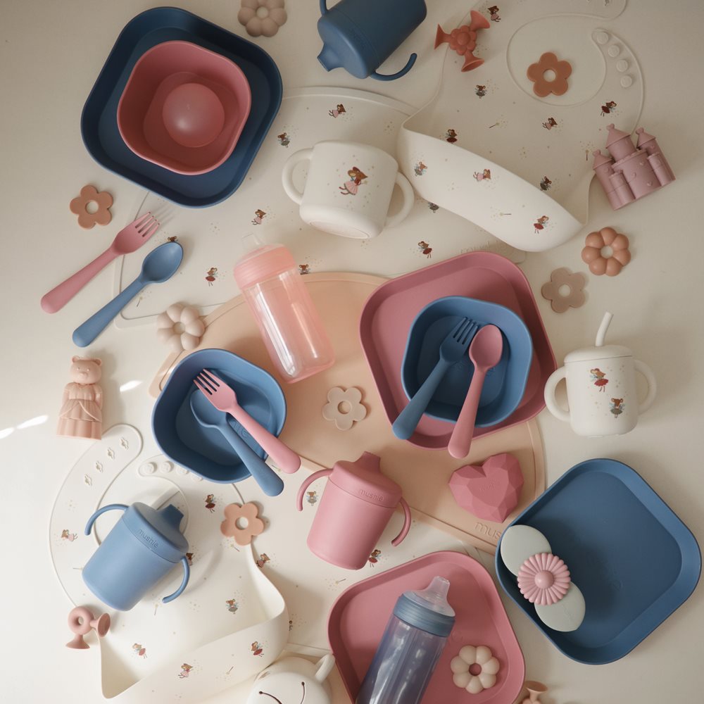 Mushie, Silicone Snack Cup, Fairy Mice