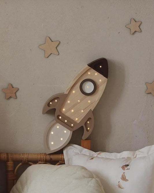 Little Lights Night Light, Rocket, 2 colors
