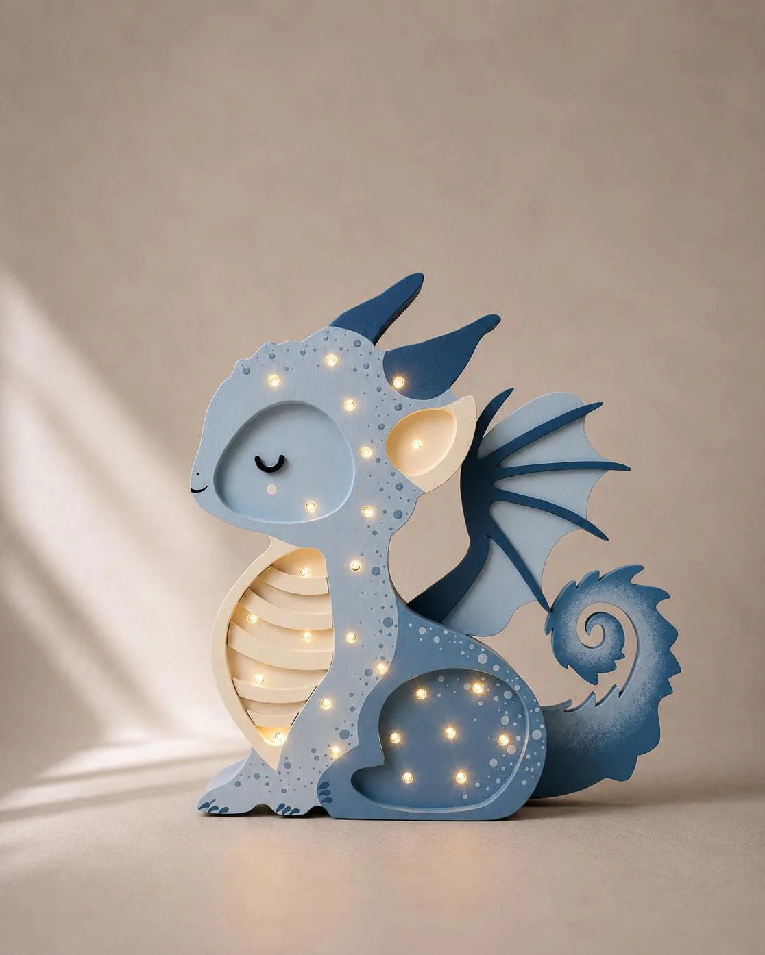Little Lights Night Light, Baby Dragon, Hunter Green