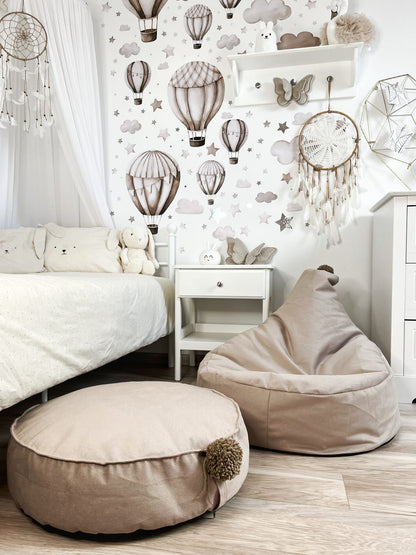 Golvkudde, Beige