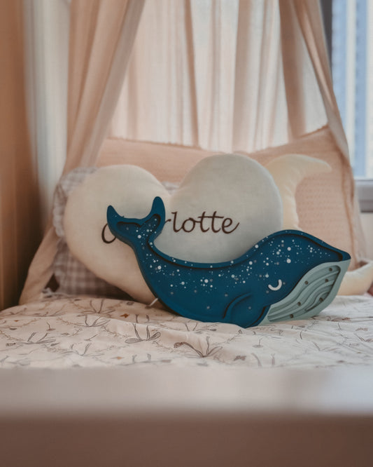 Little Lights Yövalo, Whale Galaxy Teal