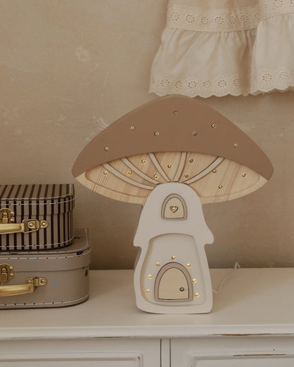 Little Lights Yövalo Mushroom, Fairies Lights Brown