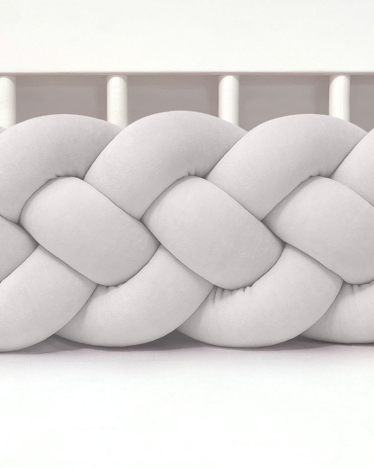 Edge Padding 4-Strip Braid, Velvet Light Grey