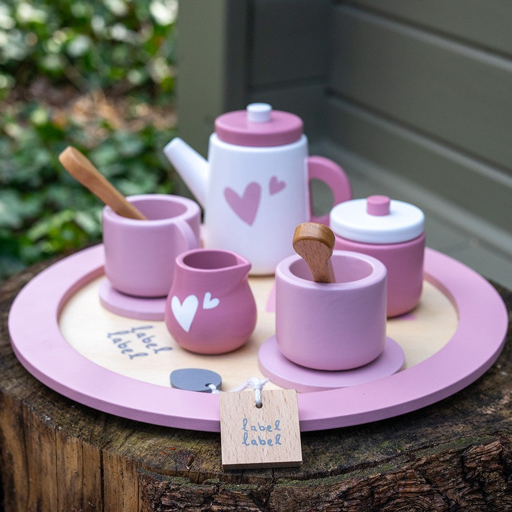 Label Label, Tea Set, Pink