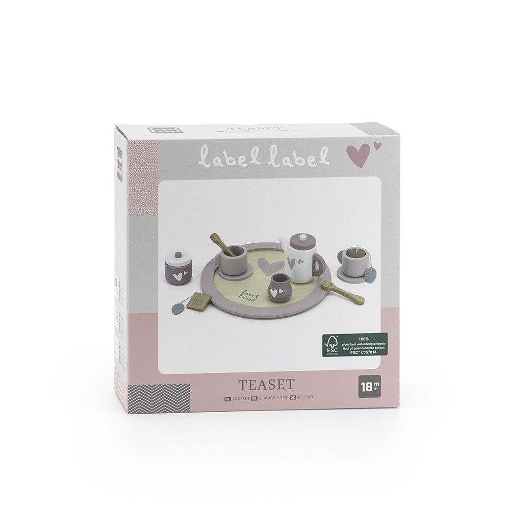 Label Label, Tea Set, Pink