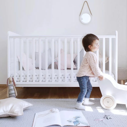 Woodies, Pinnasänky 2 IN 1 Classic Cot Bed 70x140 cm, White