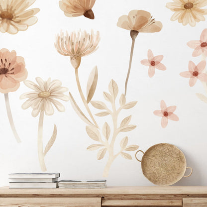 Pastel Love, Wall Decal Set, Meadow 1
