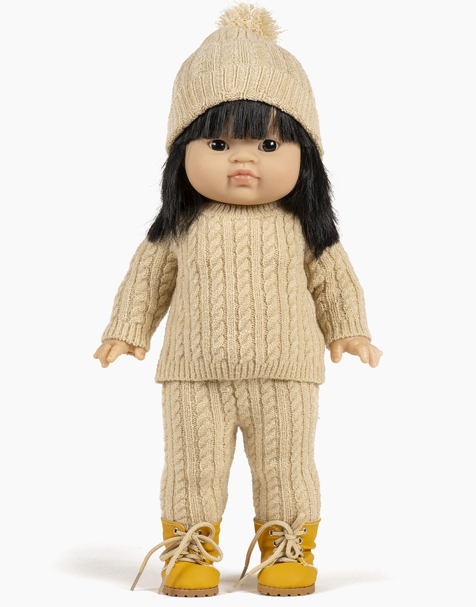 Minikane, Nuken Vaatesetti, Beige