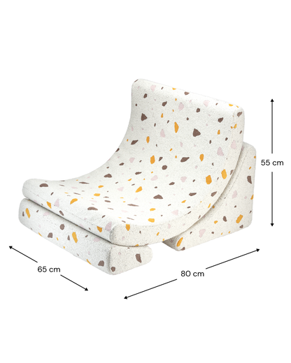 Wigiwama, Moon Chair Terrazzo, 3 färger