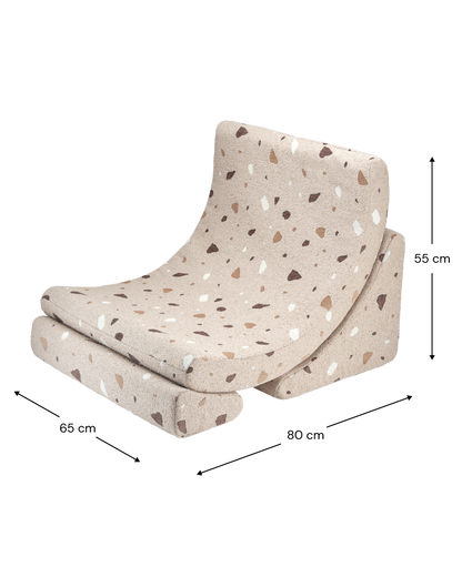 Wigiwama, Moon Chair Terrazzo, 3 färger
