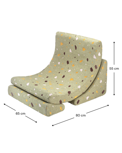 Wigiwama, Moon Chair Terrazzo, 3 färger