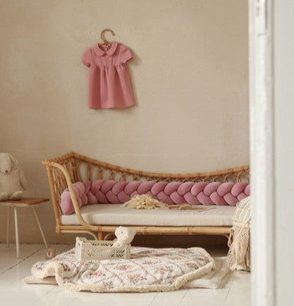 Reunapehmuste Letti, Velvet Dirty Pink