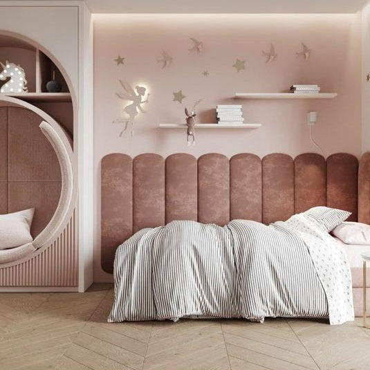 Magic Velvet, Wall Panel 60X20cm, Dirty Pink