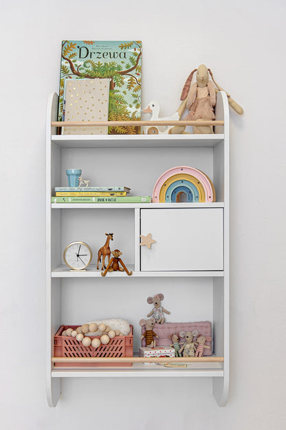Bellamy, Rainbow Wall Shelf, Snow White