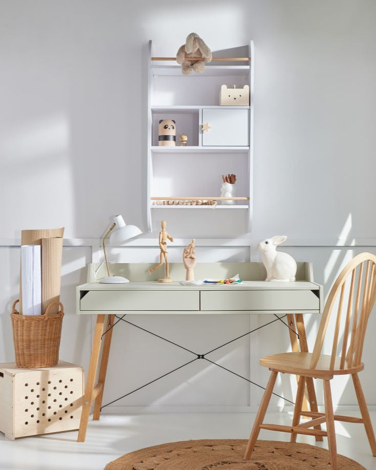 Bellamy, Rainbow Wall Shelf, Snow White