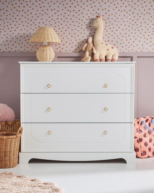 Bellamy, Royal, Lipasto 3-laatikkoa, White