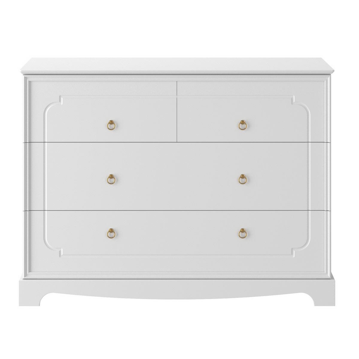 Bellamy, Royal, Lipasto 4-laatikkoa, White