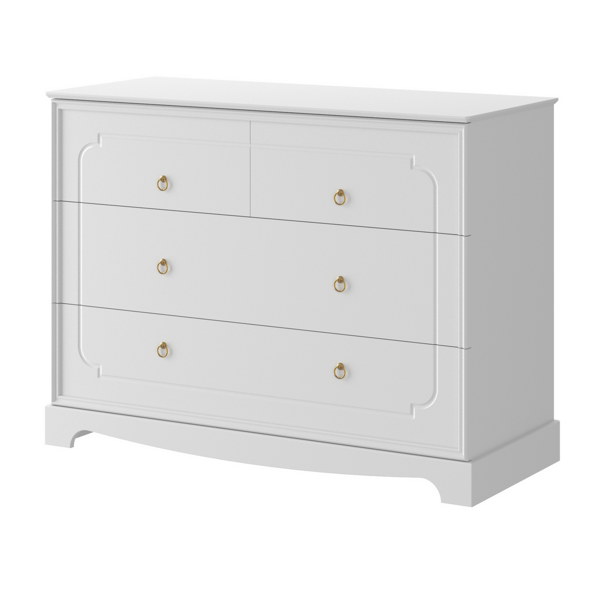 Bellamy, Royal, Lipasto 4-laatikkoa, White