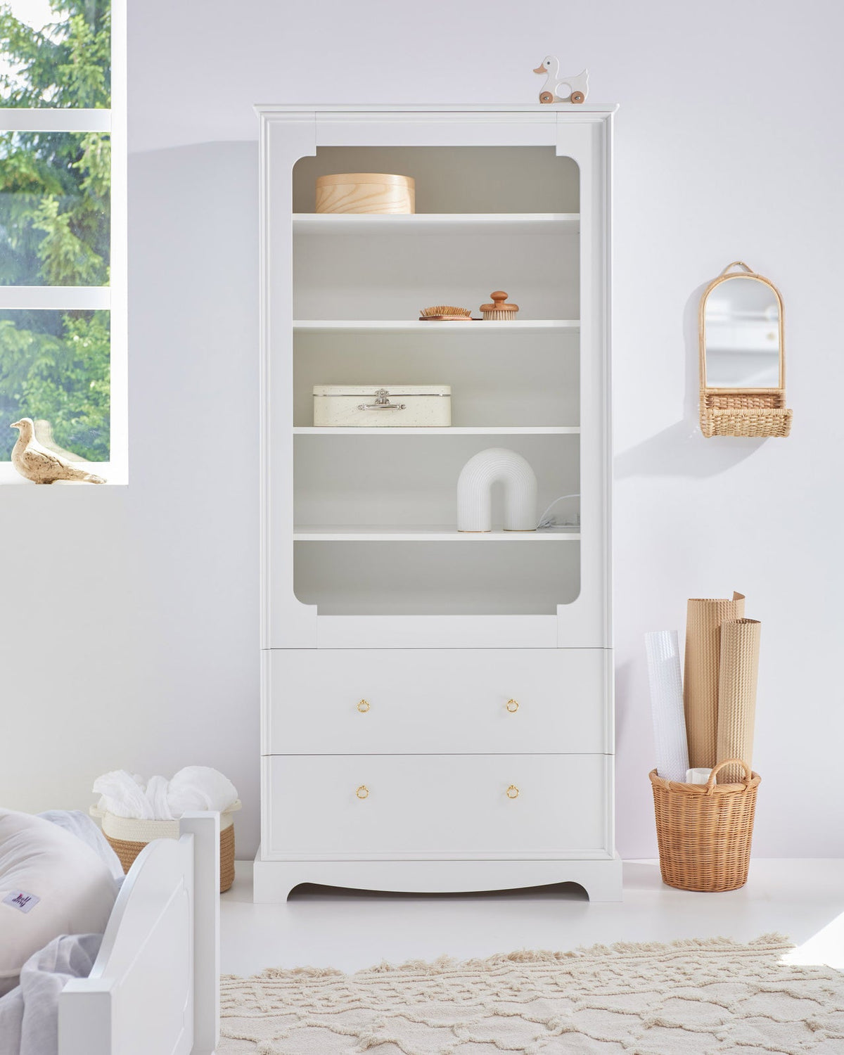 Bellamy, Royal, Bookcase, White