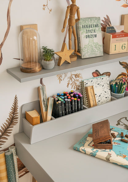Pinio, Swing Desk, Grey