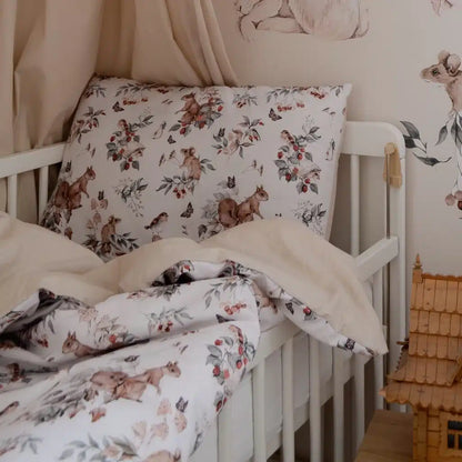 Fitted sheet set 100x135 cm, Tiny Forest