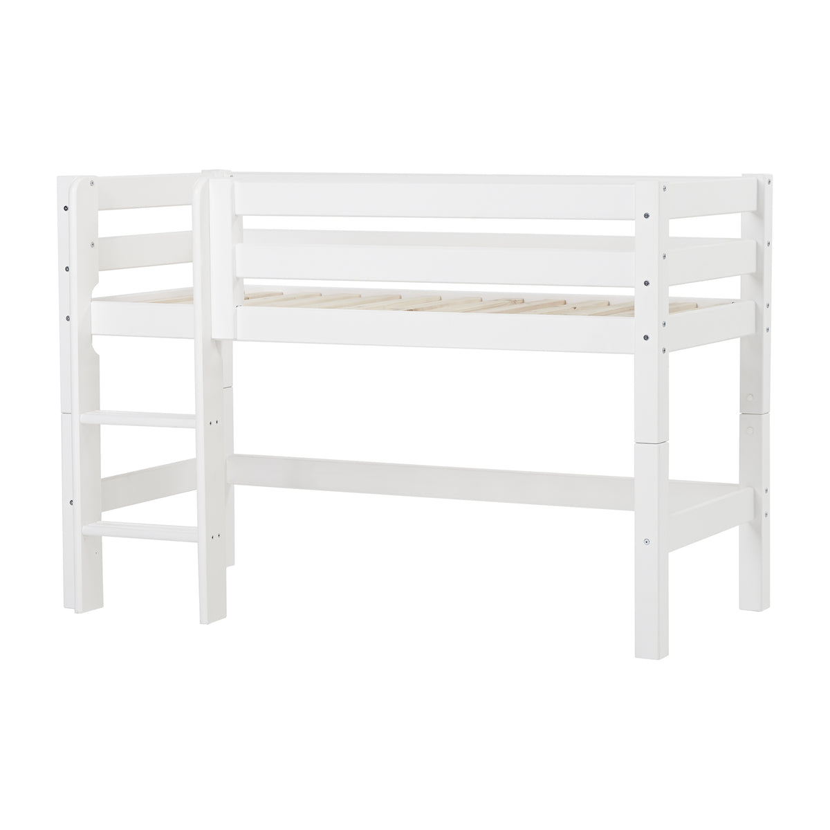 Hoppekids, ECO Luxury, Loft bed 70x160 cm, White