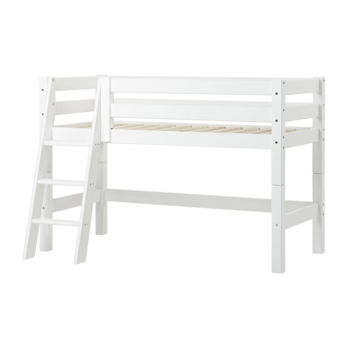 Hoppekids, ECO Luxury, Loft bed 70x160 cm, White