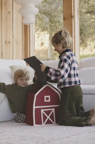 Att växa upp på en bondgård, förvaringskorg, bondgård