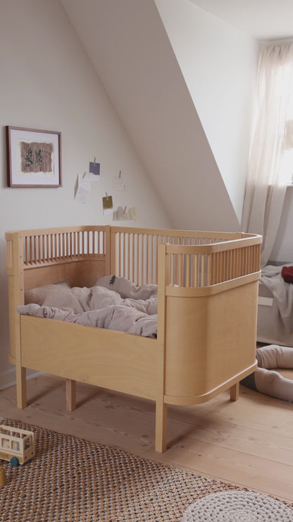 Sebra, Pinnasänky&Juniorisänky 2in1, Wooden