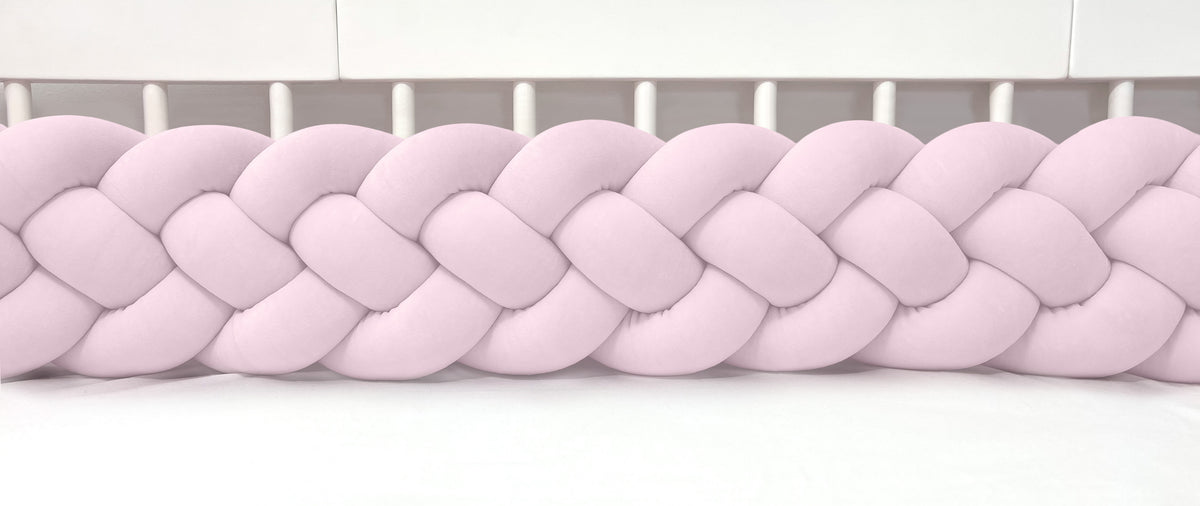 Reunapehmuste 4-nauhan Letti, Velvet Powder Pink