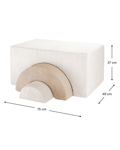 Wigiwama Play Module, Marshmallow Rainbow