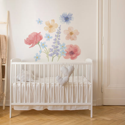 Pastel Love, Wall Decal Set, Spring Garden 1