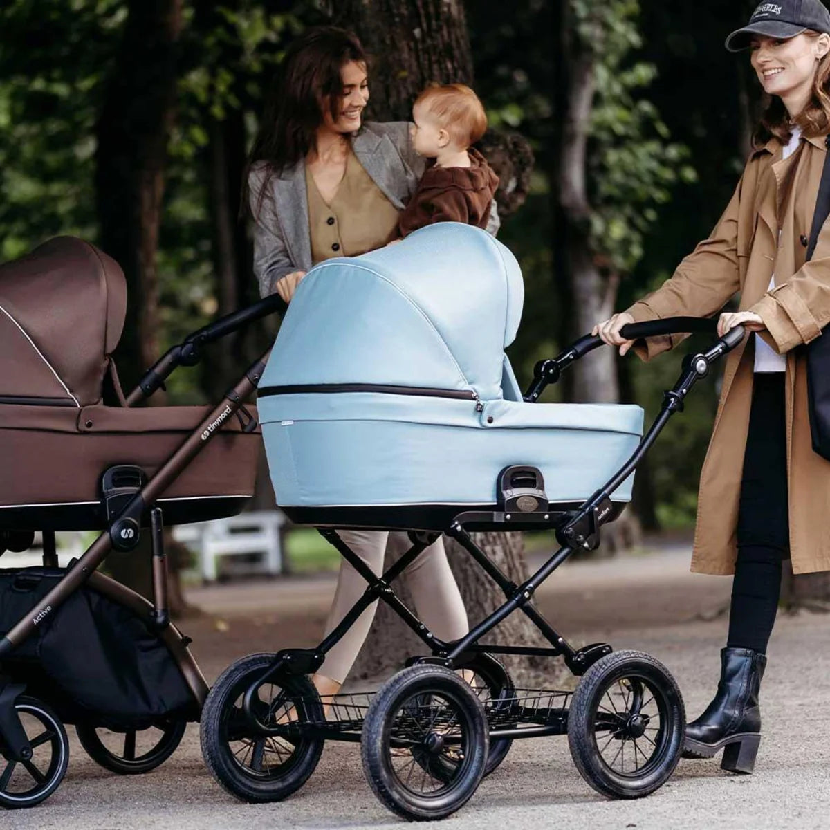Active Plus Combination Stroller, Metal Grey