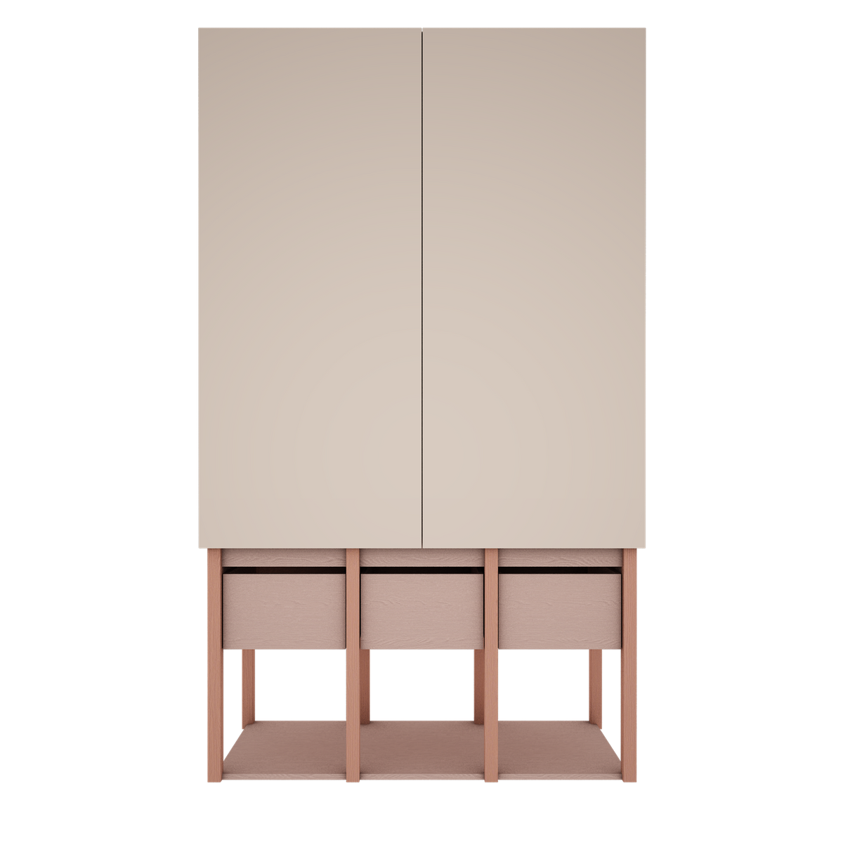 Wood Luck Design, Vaatekaappi, Tweens Pink
