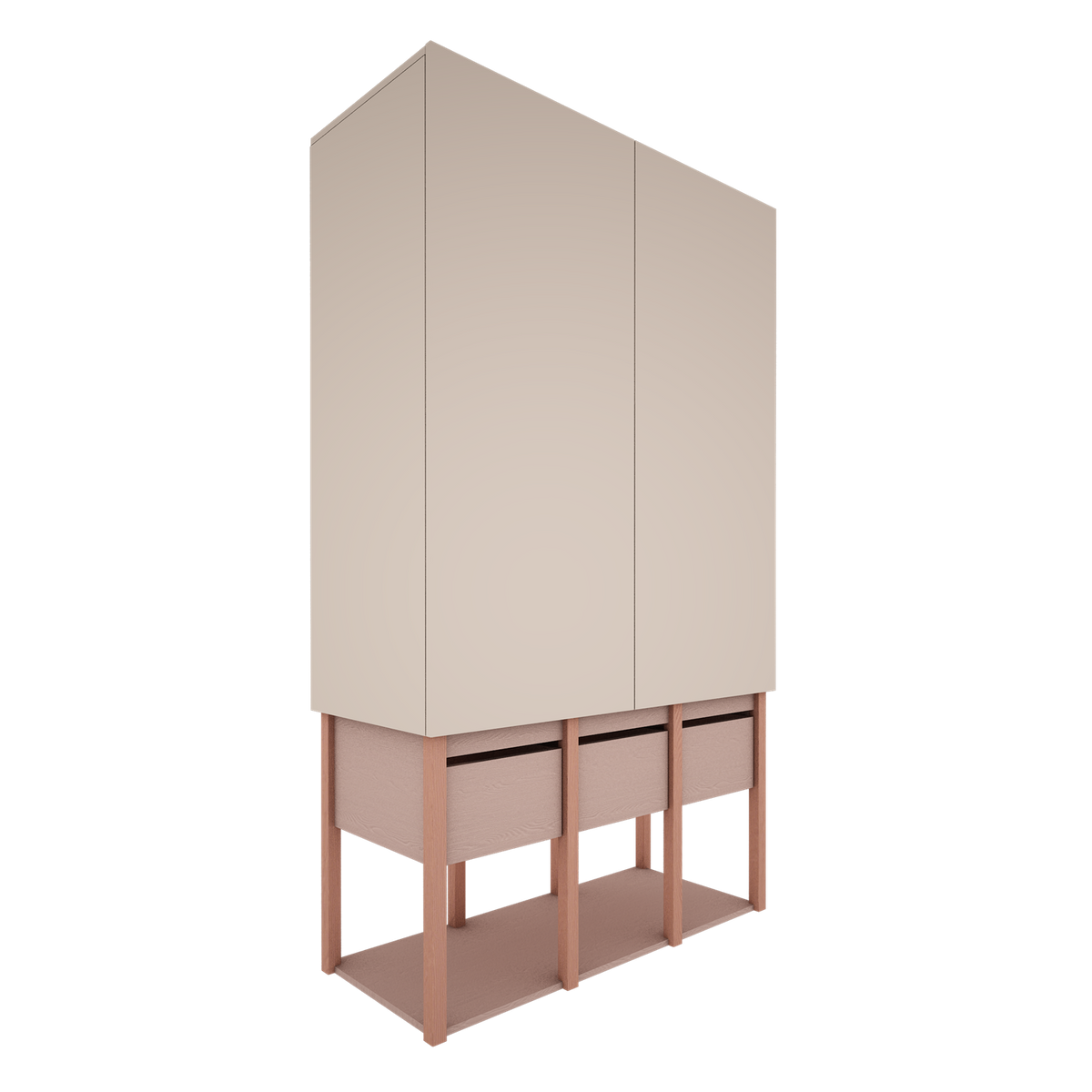 Wood Luck Design, Vaatekaappi, Tweens Pink