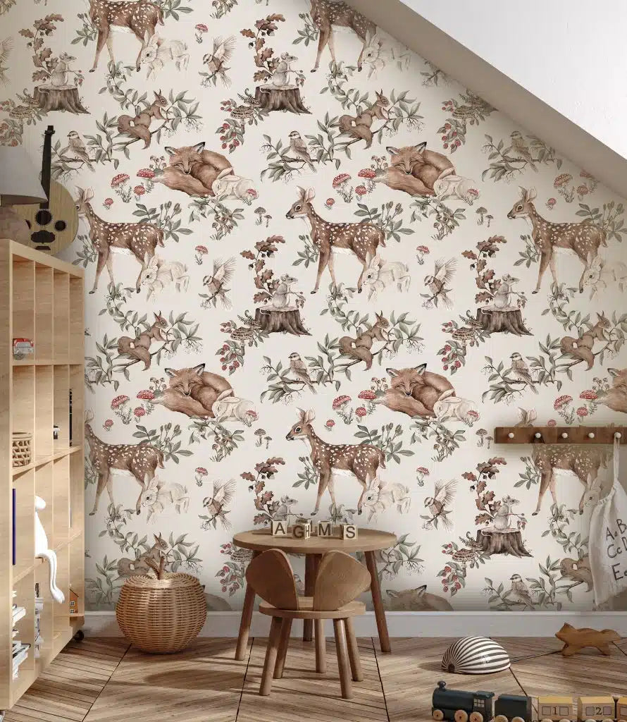 Forest Cream, Wallpaper