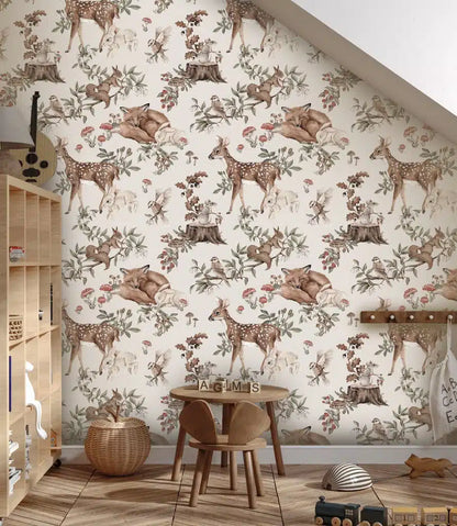 Forest Cream, Wallpaper